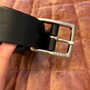 Rag & Bone Black Leather Belt